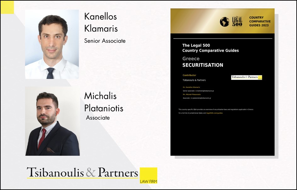 T&P contributes Greece Chapter to The Legal 500 Comparative Guides – Securitization 2023 