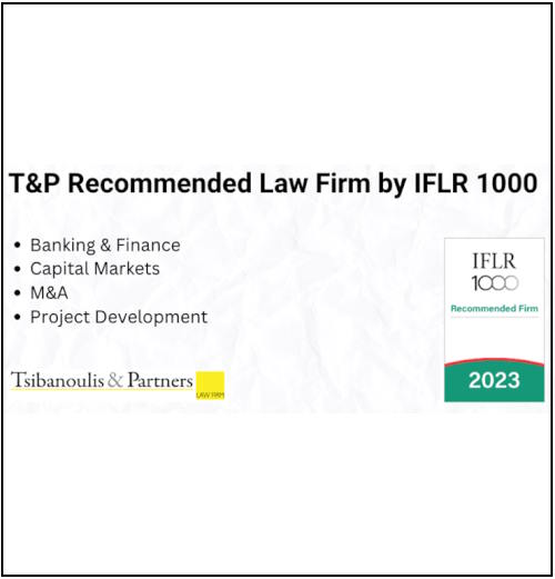 T&P Recommended Law Firm by IFLR 1000